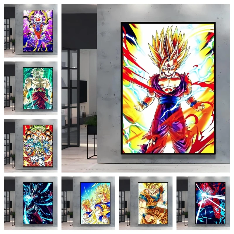 Resin Art Wallpaper - ドラゴンボール 高円寺 アニメ 5D フルラウンドドリル ダイヤモンドペインティング