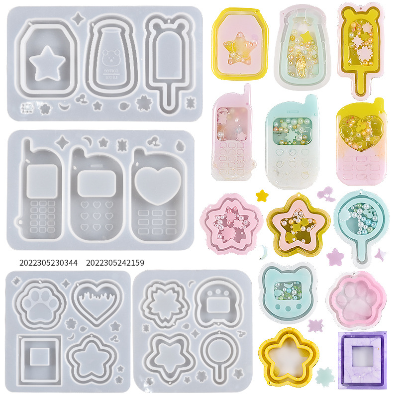 Resin Shaker Molds Set Charms  - Resin Art Equipment のレビューと価格