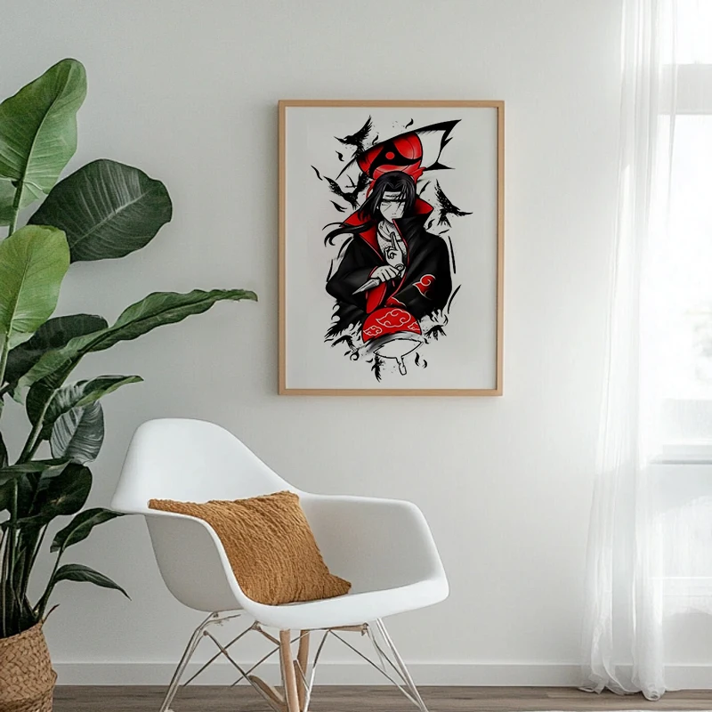 ナルト、イタチ、アニメ、5Dフルラウンドドリル、ダイヤモンド - Resin Art Wallpaper のレビューと価格