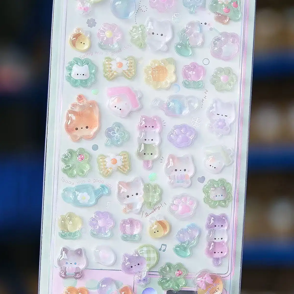 =-=2027かわいい3Dゼリーレジンステッカーかわいい漫画 - Resin Art Case のレビューと価格
